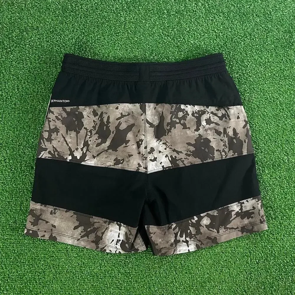 Hurley Explore Phantom+ Trek II Camo Black Bermuda Shorts  Size M